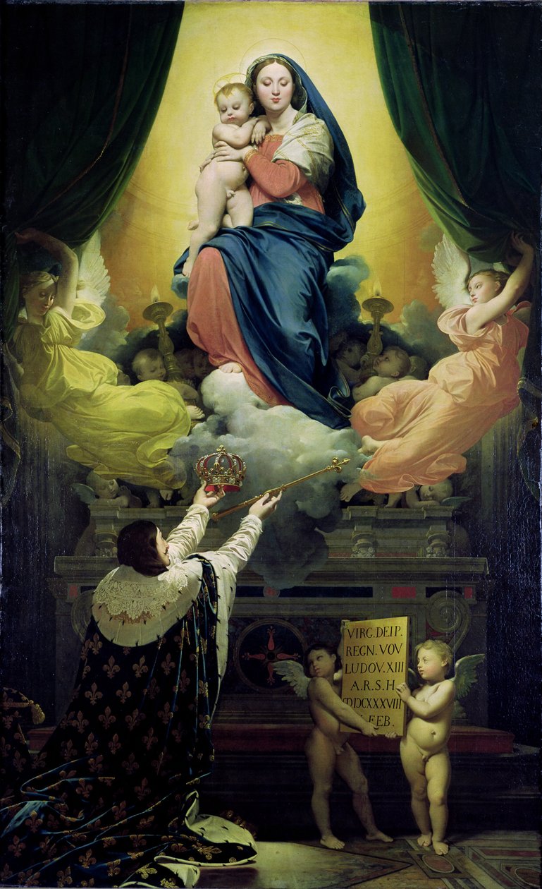 Ludvig XIIIs løfte af Jean Auguste Dominique Ingres