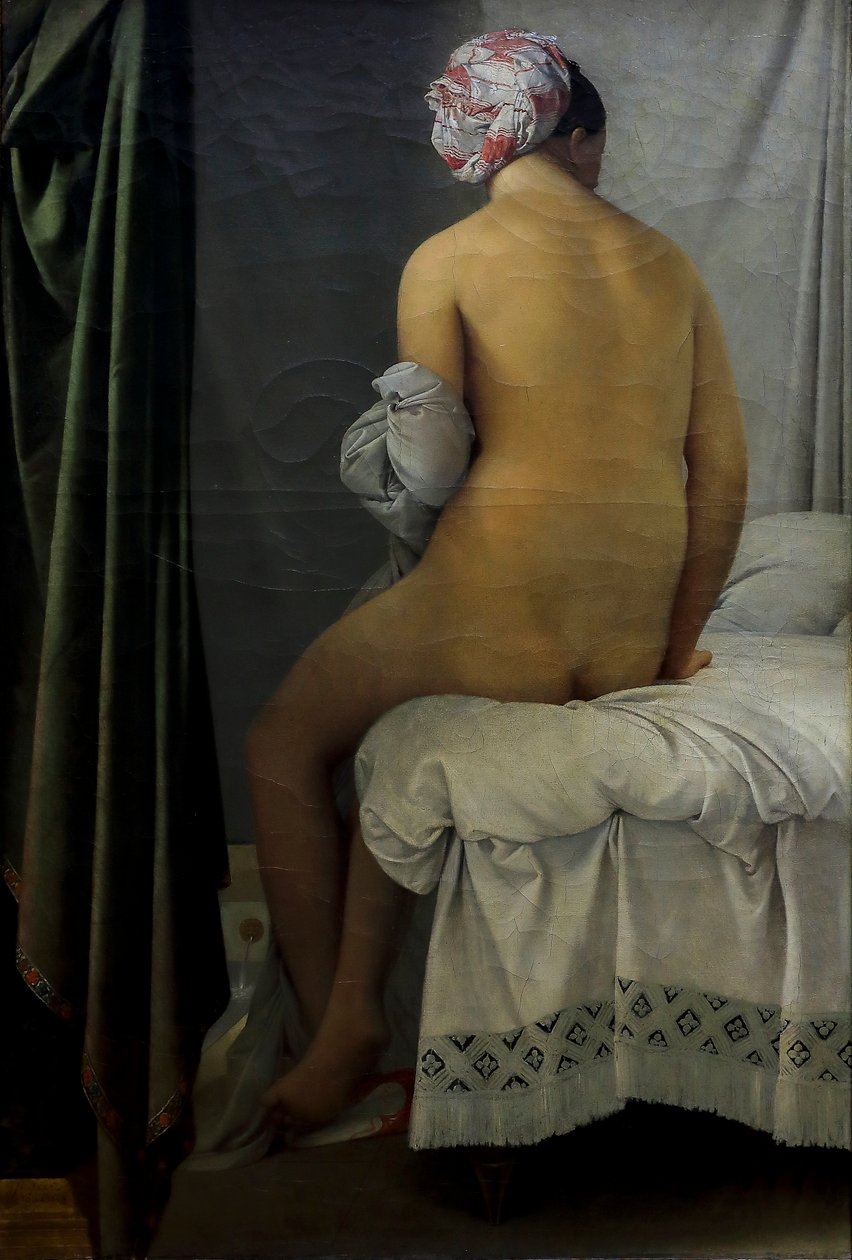 Baderen (Valpiçon-baderen) af Jean Auguste Dominique Ingres