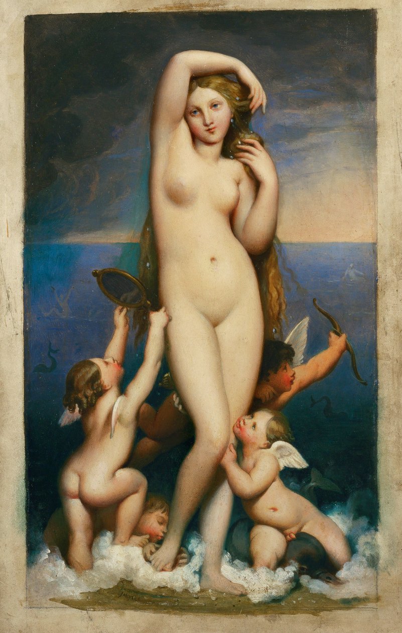 Venus Anadyomene ... af Jean Auguste Dominique Ingres