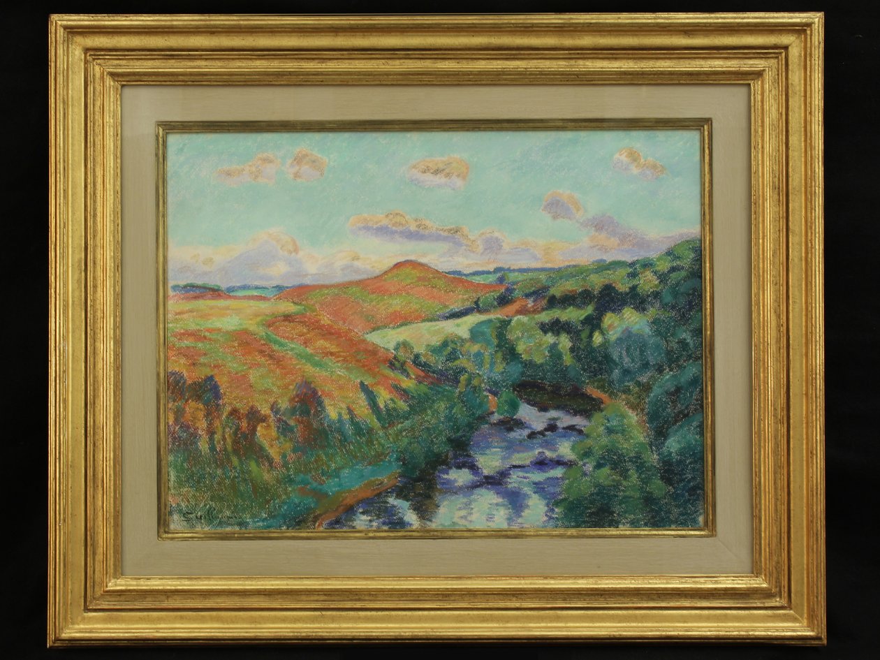 Landskab ved Creuze, Crozant af Jean Baptiste Armand Guillaumin