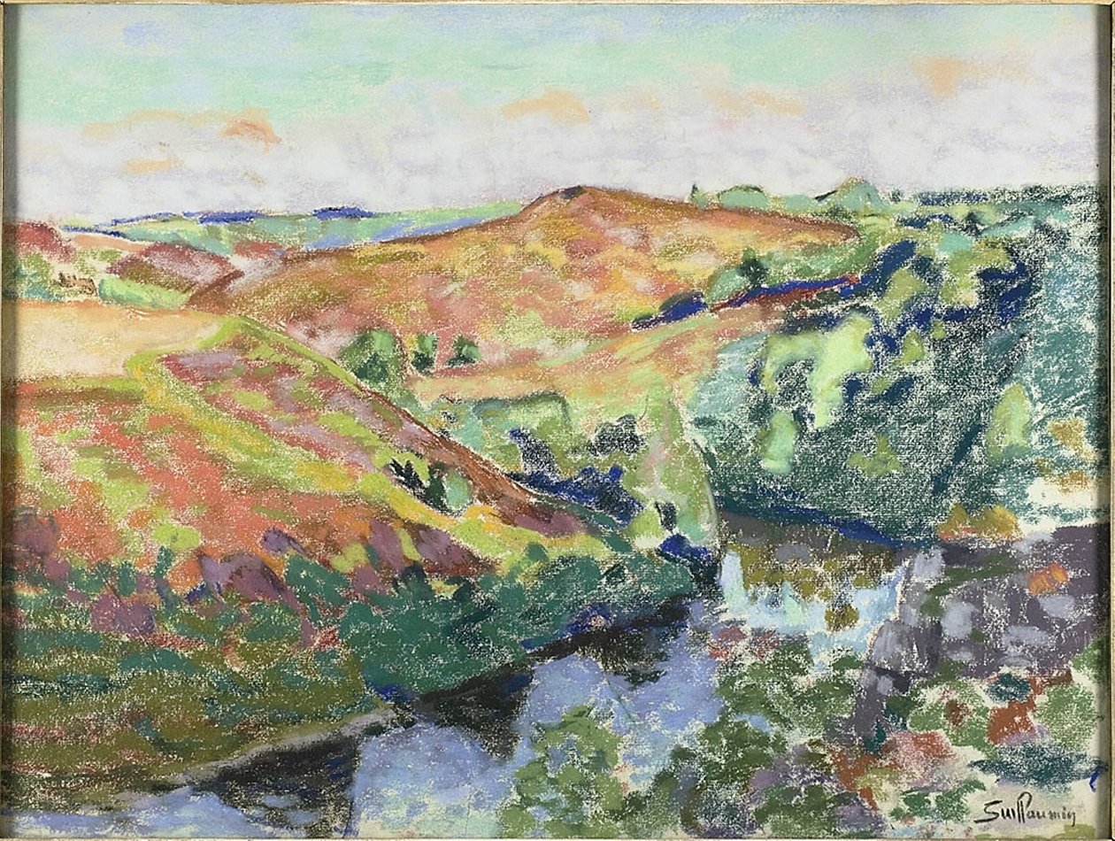 Landskab i Crozant af Jean Baptiste Armand Guillaumin