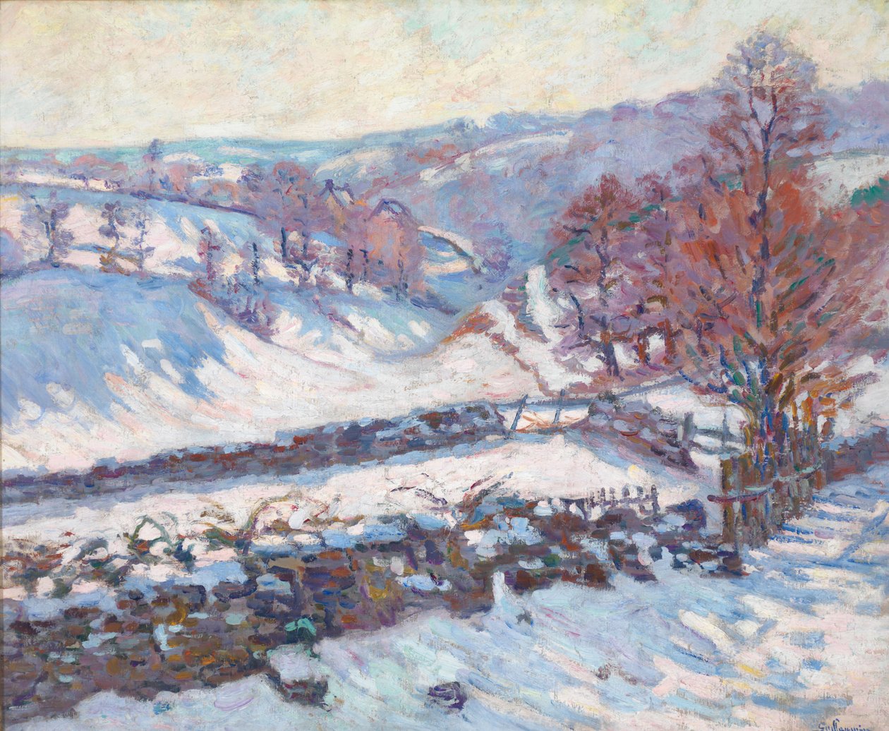 Snelandskab ved Crozant af Jean Baptiste Armand Guillaumin