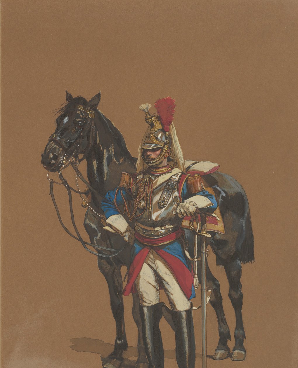 Cuirassier, 1872. af Jean Baptiste Edouard Detaille