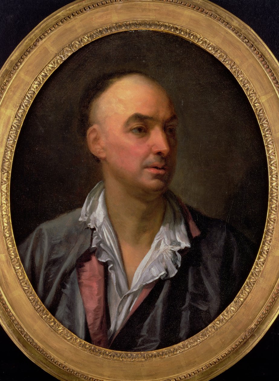Portræt af Denis Diderot af Jean Baptiste Greuze