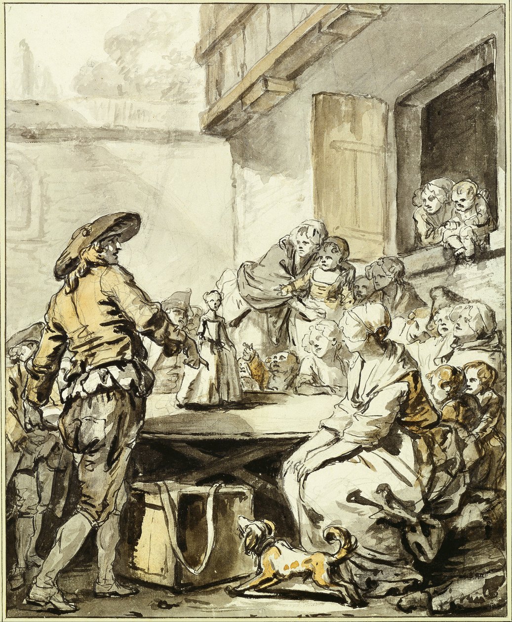 Savoyard med en dansende dukke af Jean Baptiste Greuze