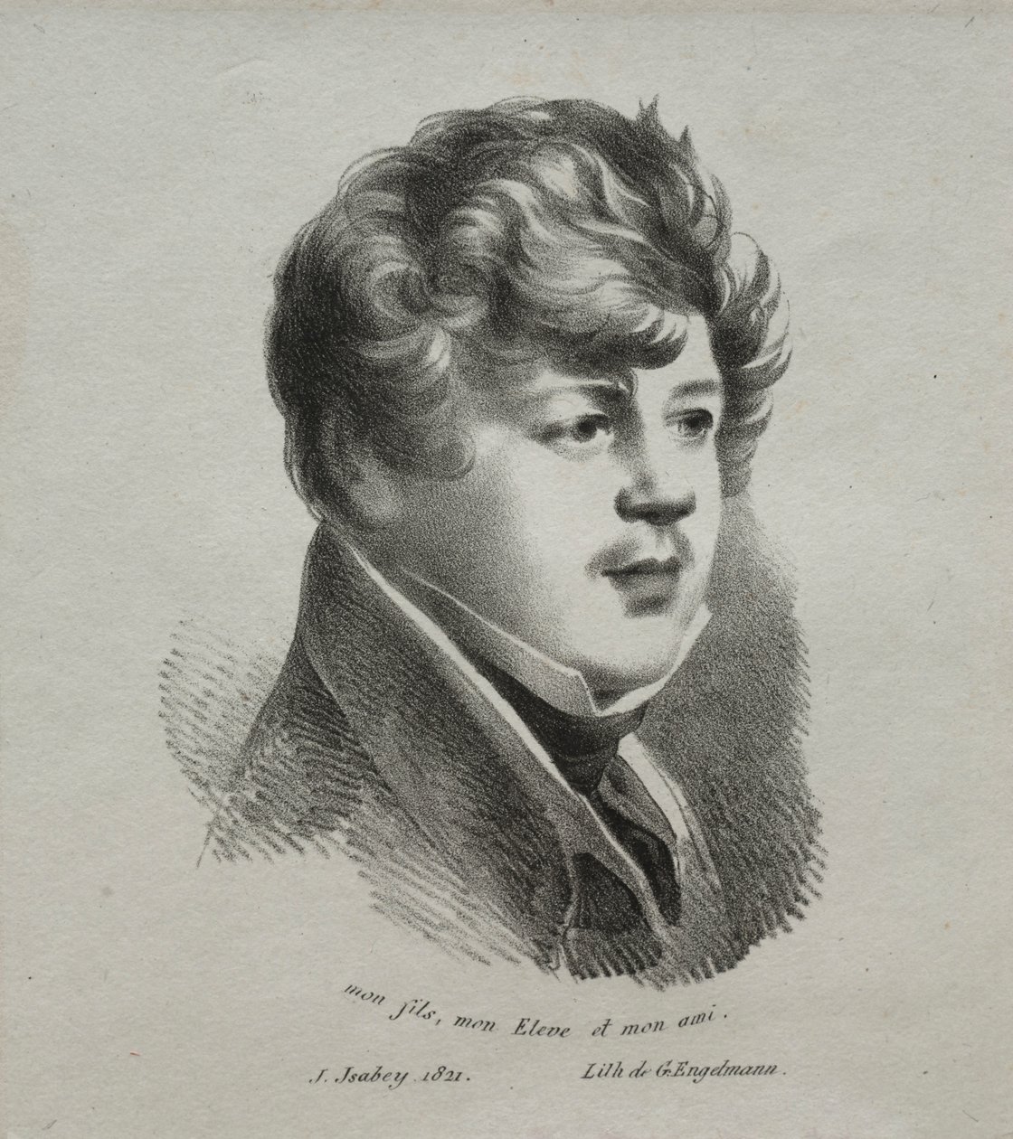 Eugene Isabely, 1821. af Jean Baptiste Isabey