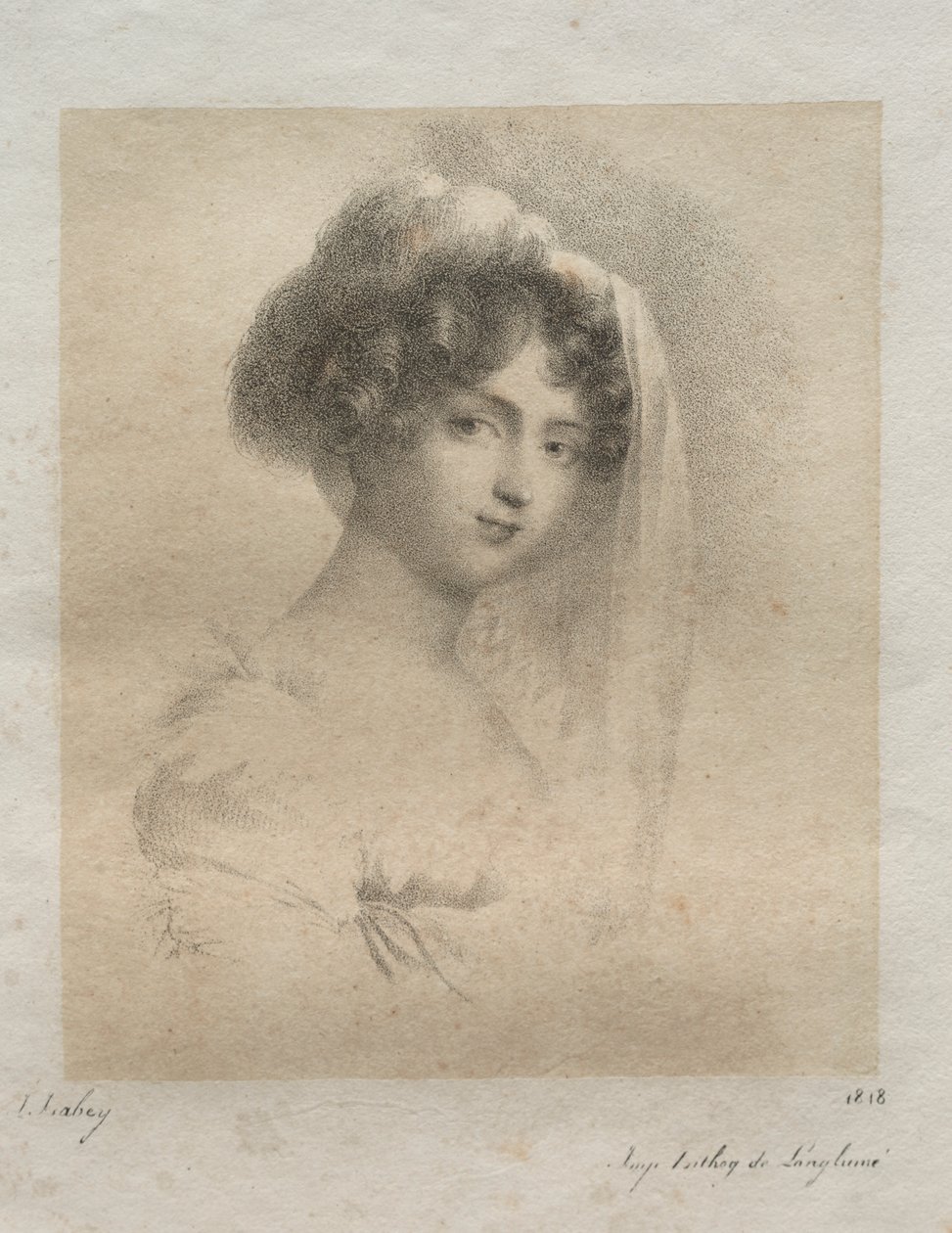 Fru. Horace Vernet af Jean Baptiste Isabey