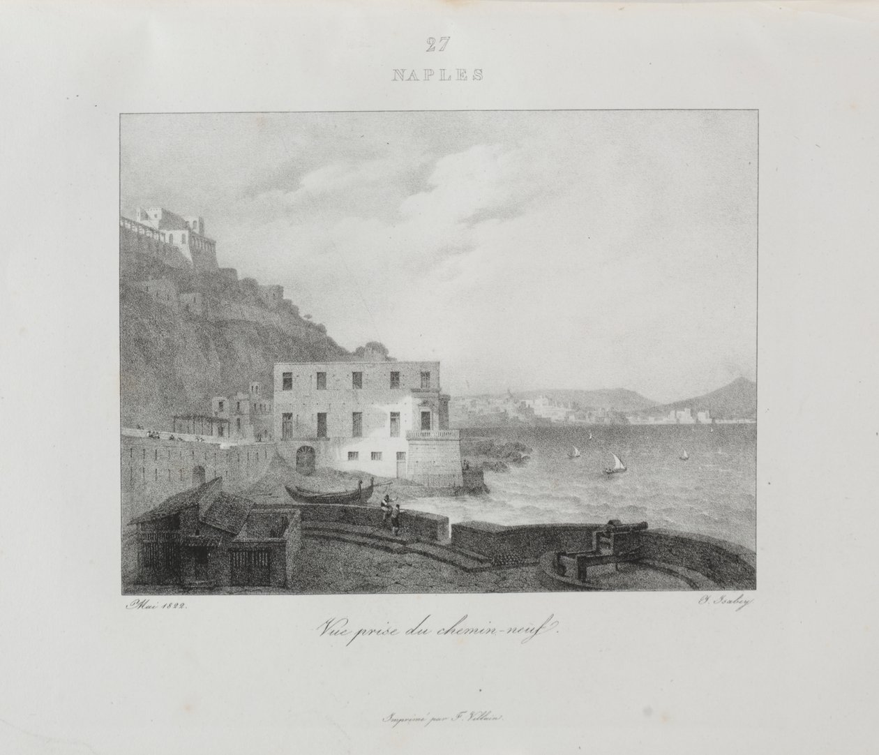 Rejse til Italien i 1822 af Jean Baptiste Isabey