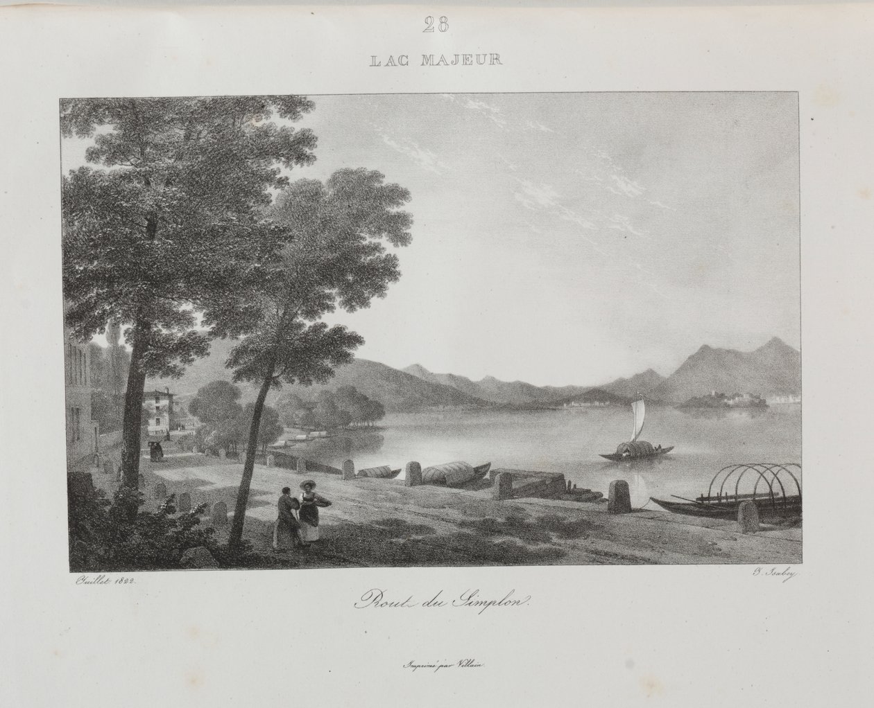 Rejse til Italien i 1822 af Jean Baptiste Isabey