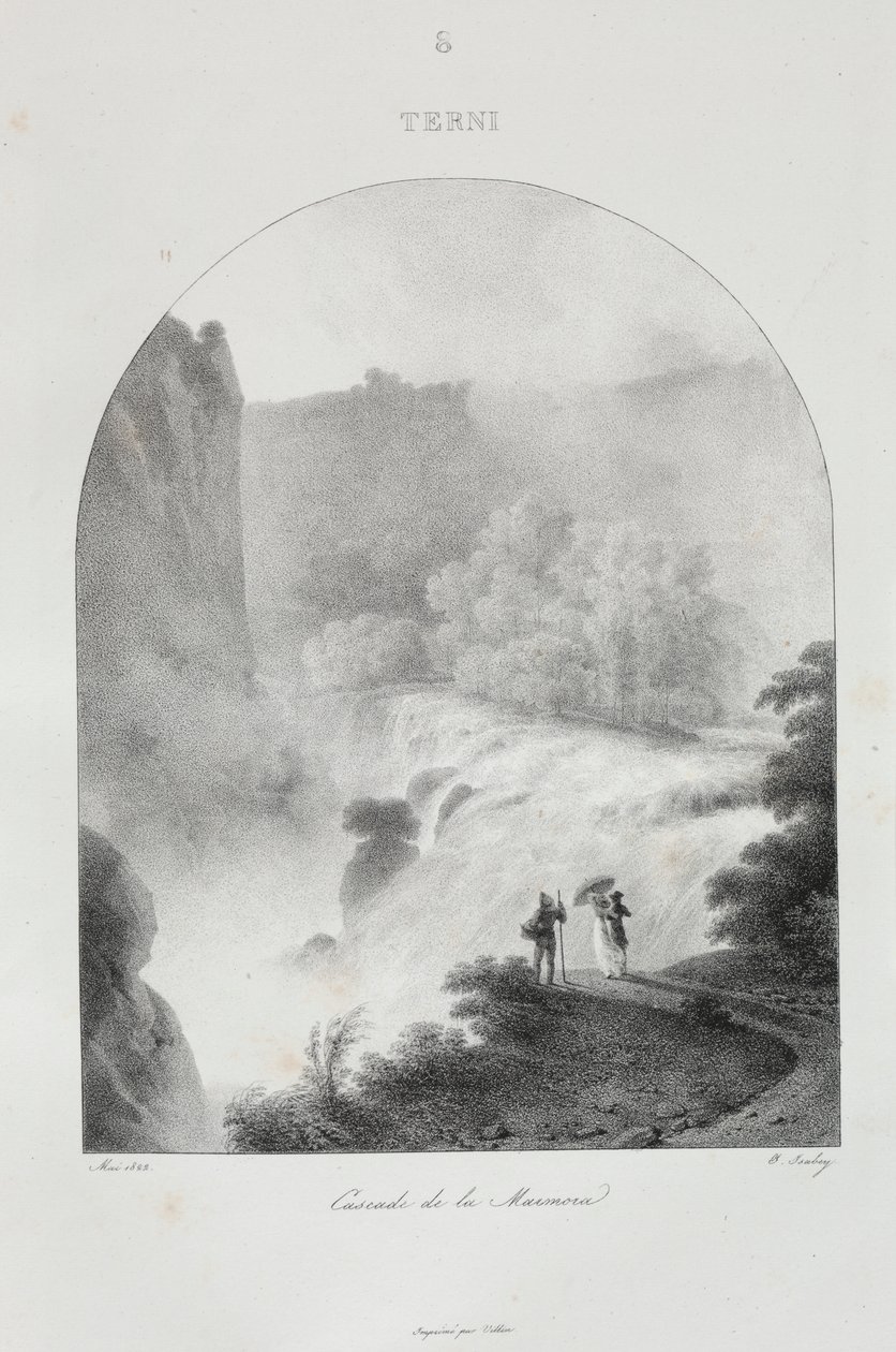 Rejse til Italien i 1822 af Jean Baptiste Isabey