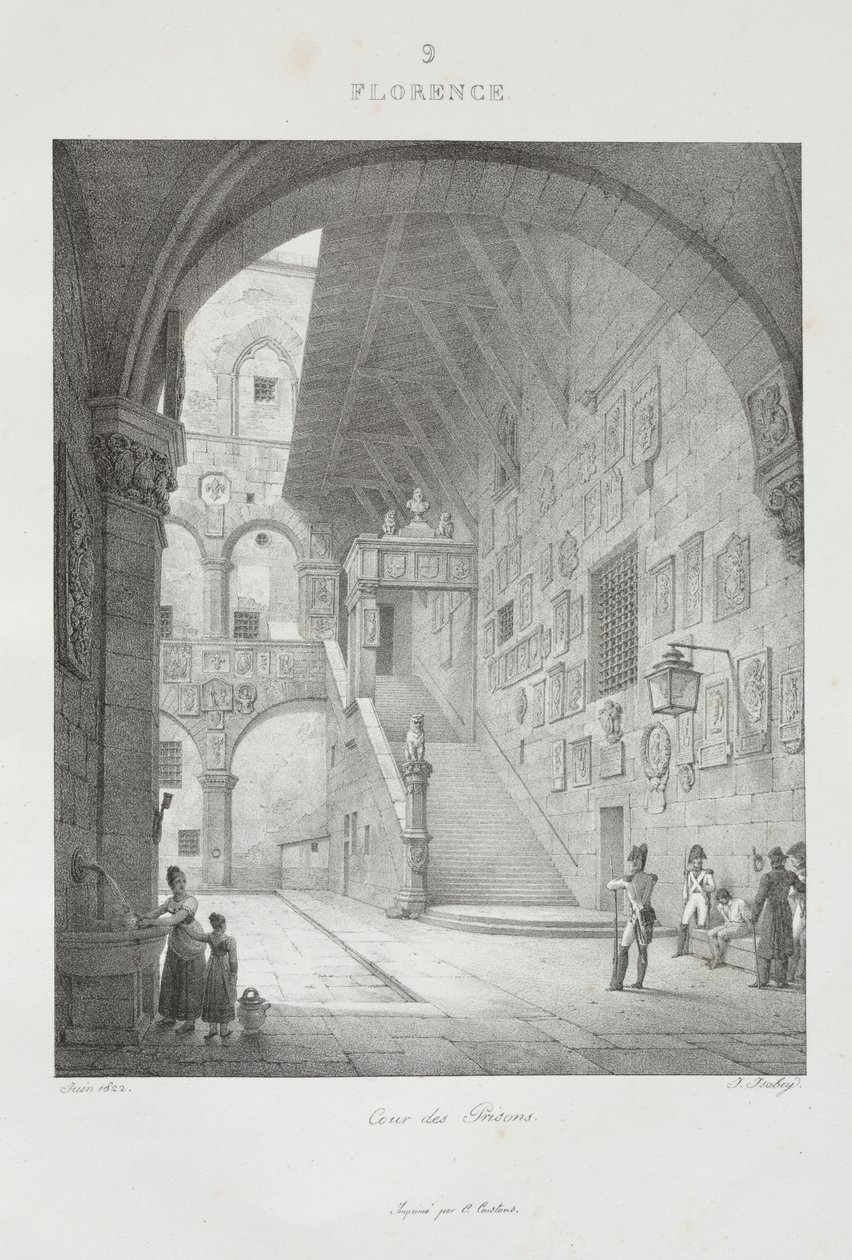 Rejse til Italien i 1822 af Jean Baptiste Isabey