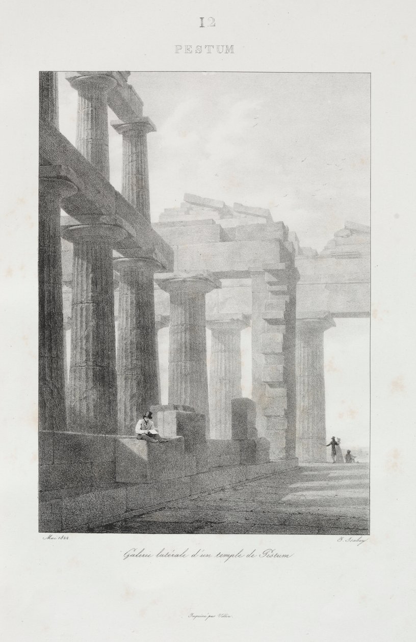 Rejse til Italien i 1822 af Jean Baptiste Isabey