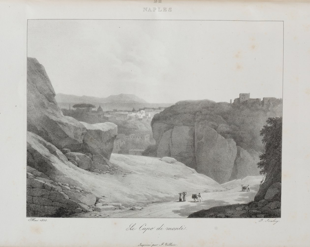 Rejse til Italien i 1822 af Jean Baptiste Isabey