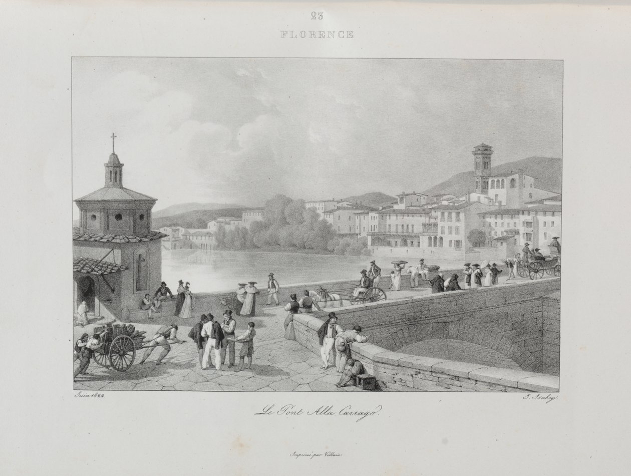 Rejse til Italien i 1822 af Jean Baptiste Isabey