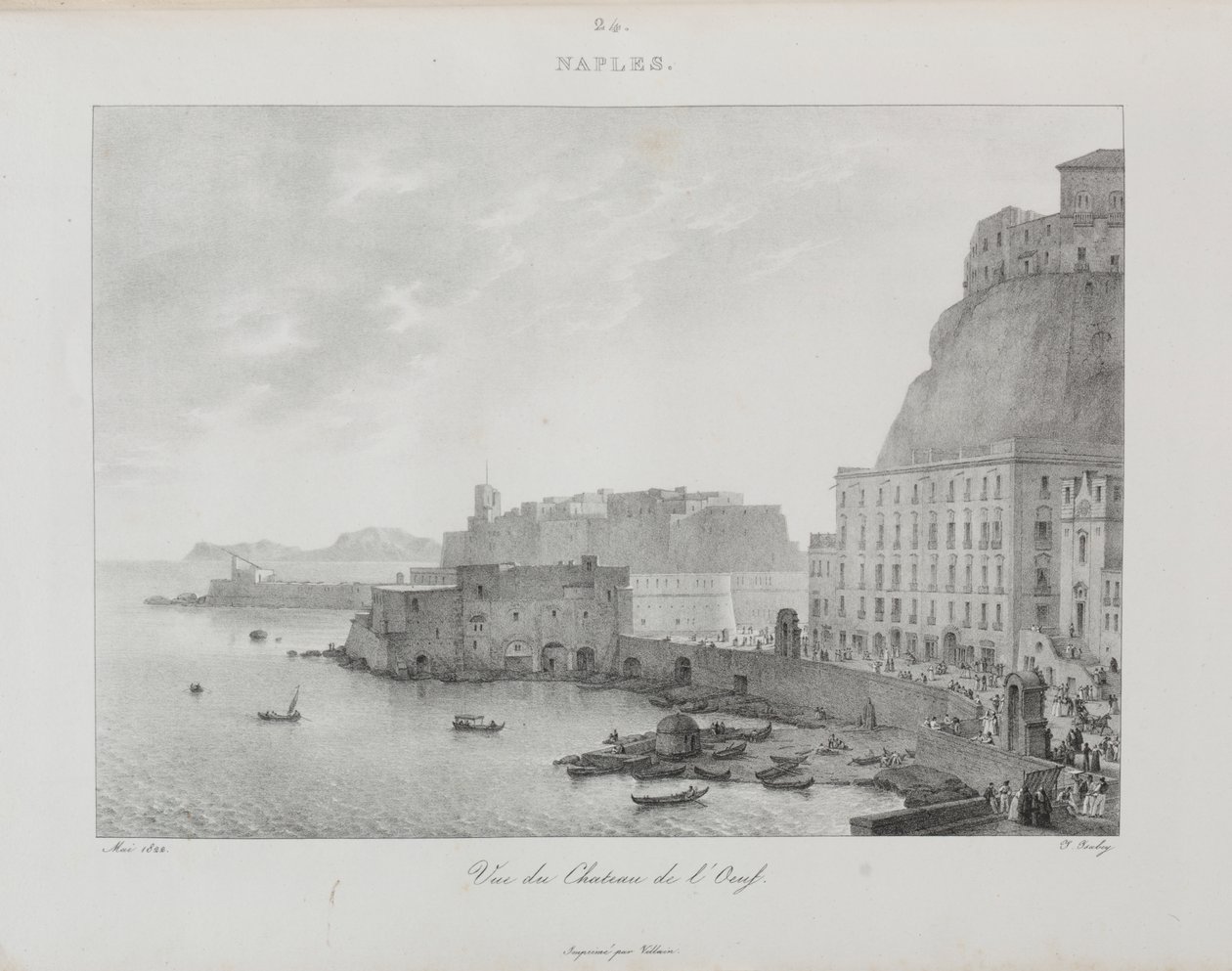 Rejse til Italien i 1822 af Jean Baptiste Isabey