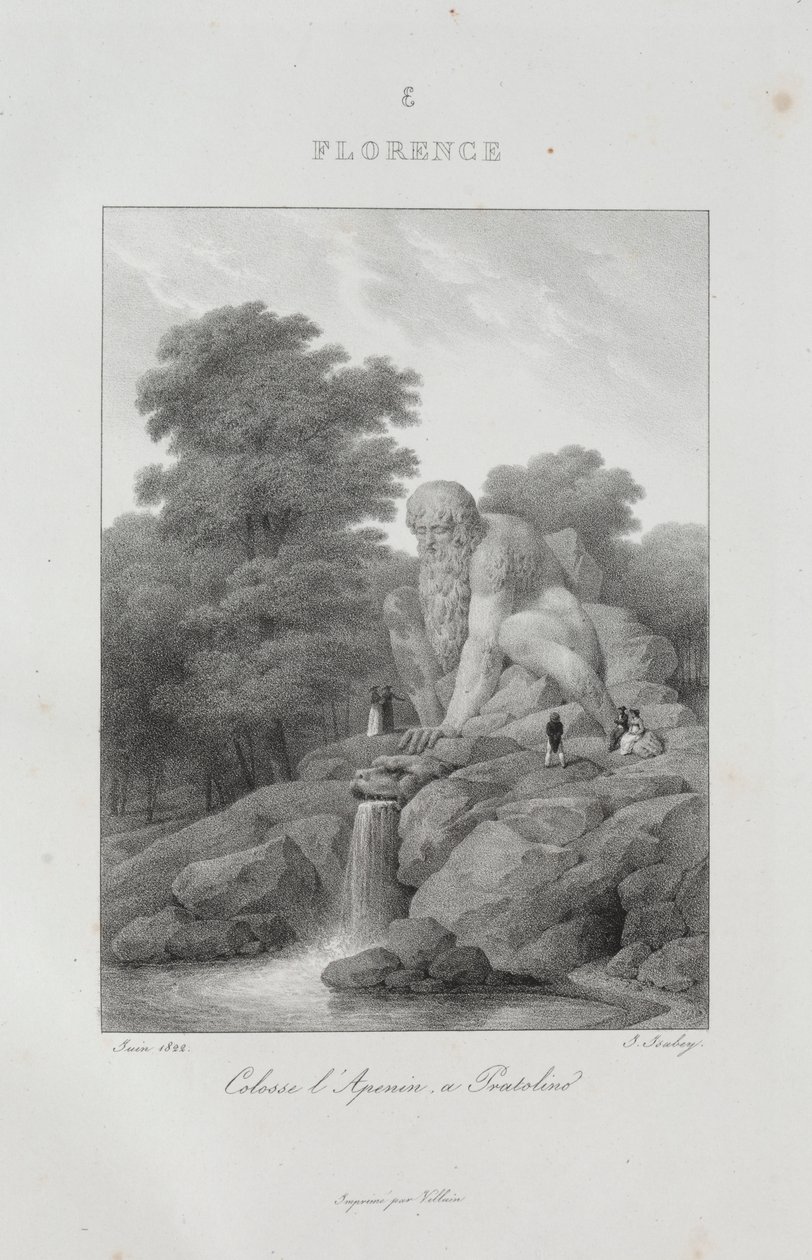 Rejse til Italien i 1822, 1833. af Jean Baptiste Isabey