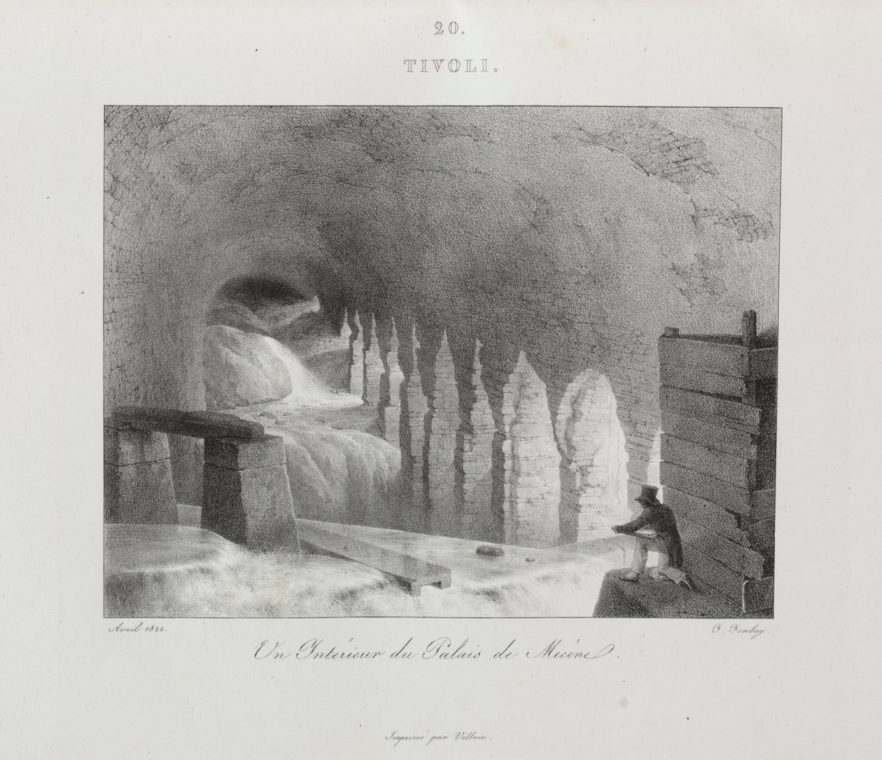 Rejse til Italien i 1822, 1833. af Jean Baptiste Isabey