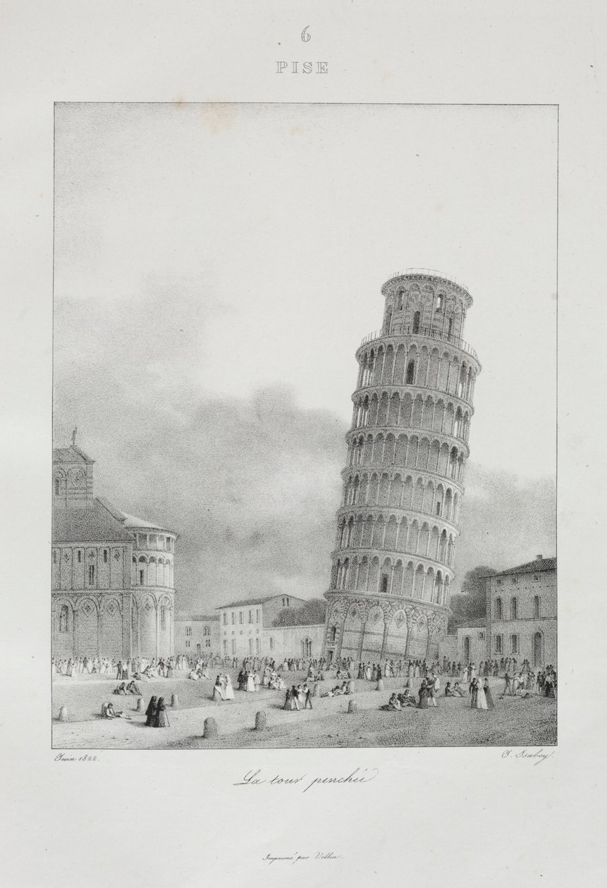 Rejse til Italien i 1822, 1833. af Jean Baptiste Isabey