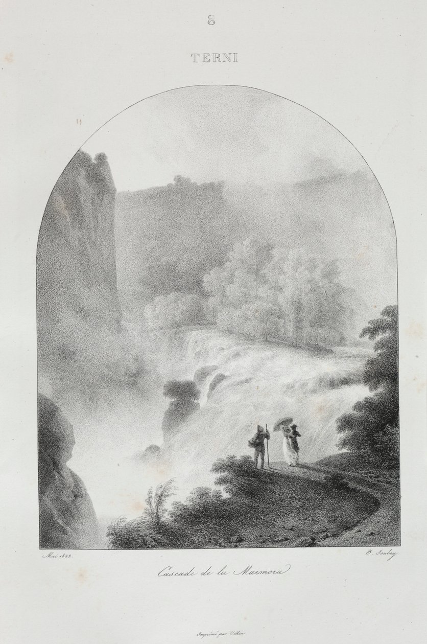 Rejse til Italien i 1822, 1833. af Jean Baptiste Isabey