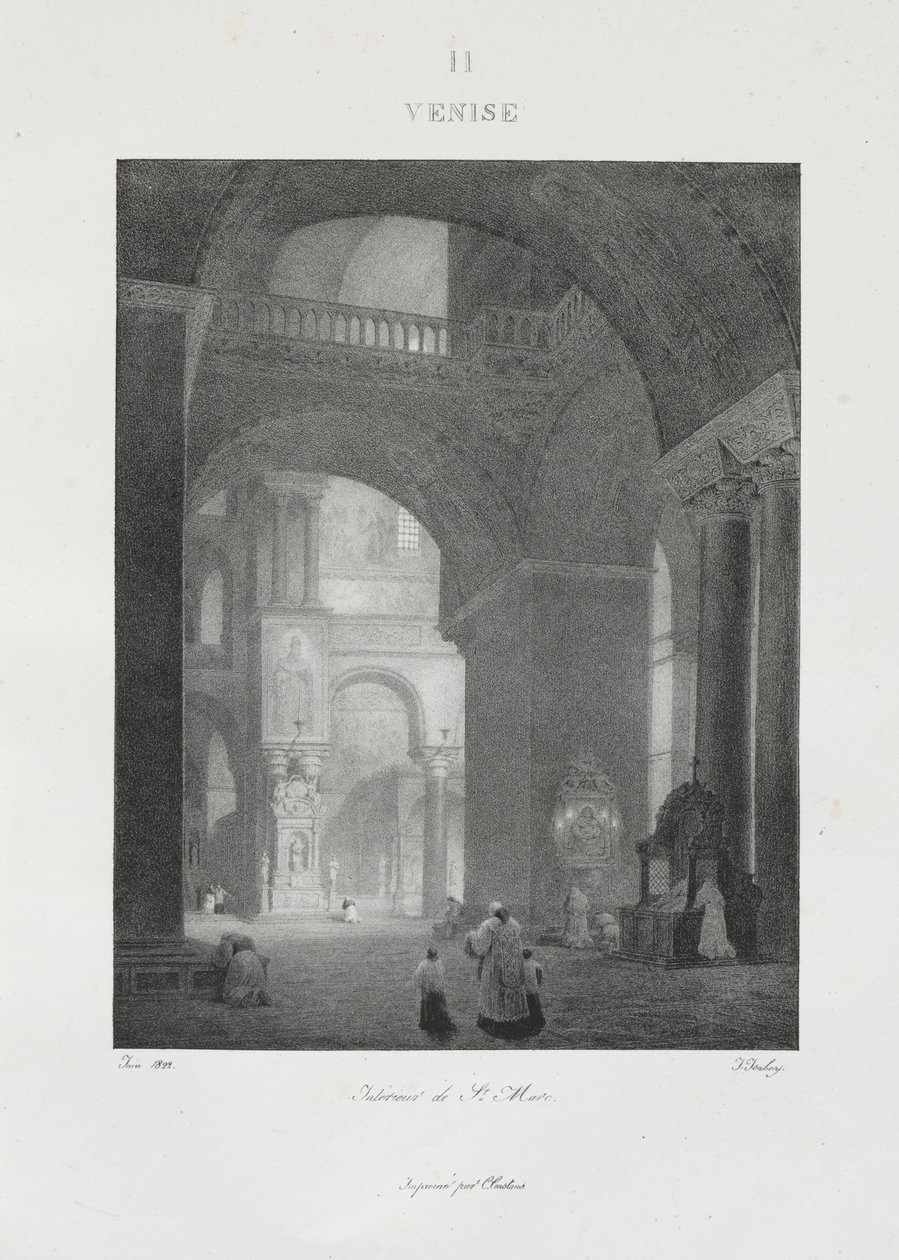 Rejse til Italien i 1822, 1833. af Jean Baptiste Isabey