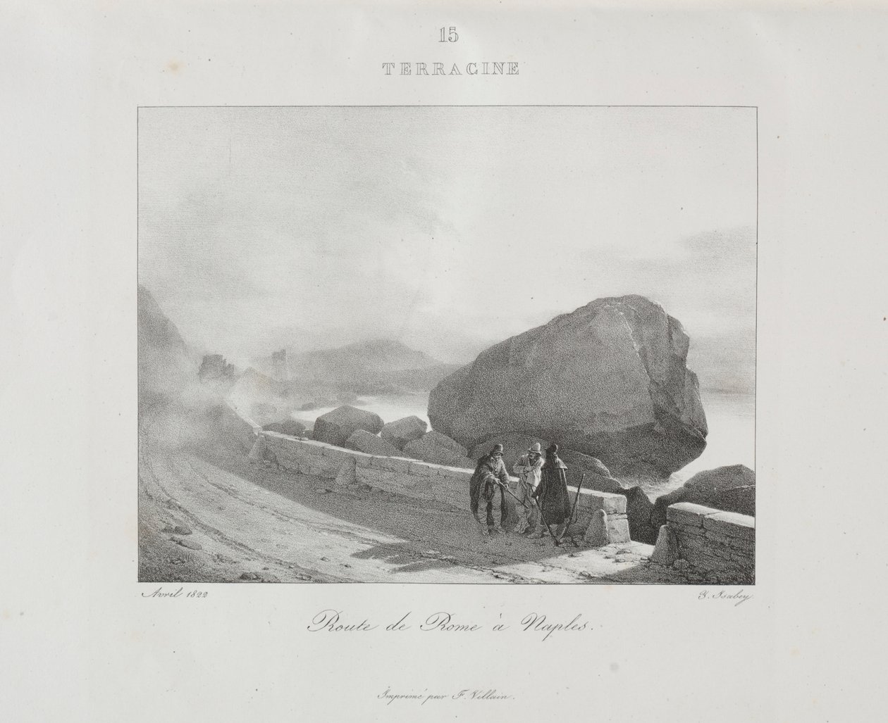 Rejse til Italien i 1822, 1833. af Jean Baptiste Isabey