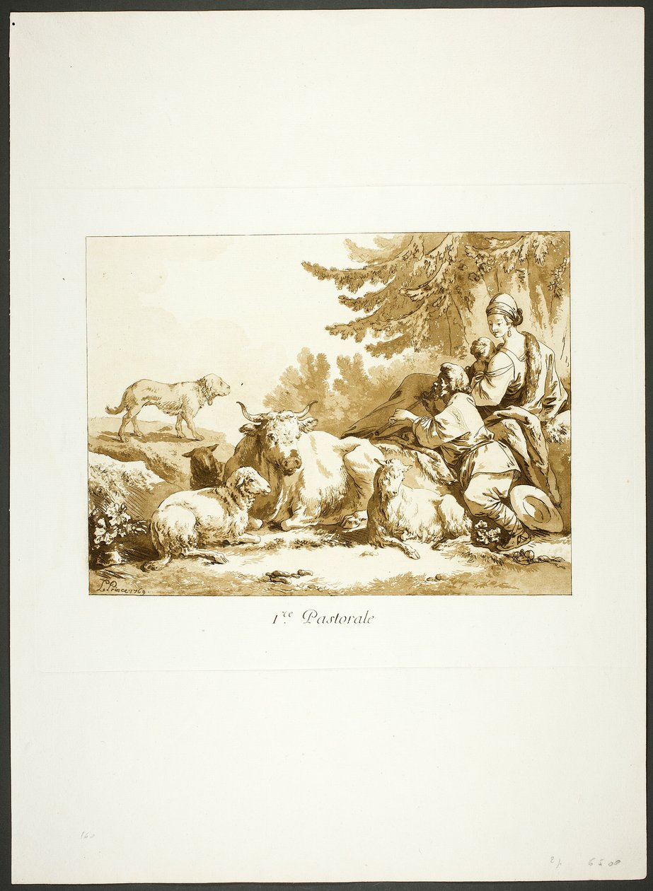 Første præst af Jean Baptiste Le Prince