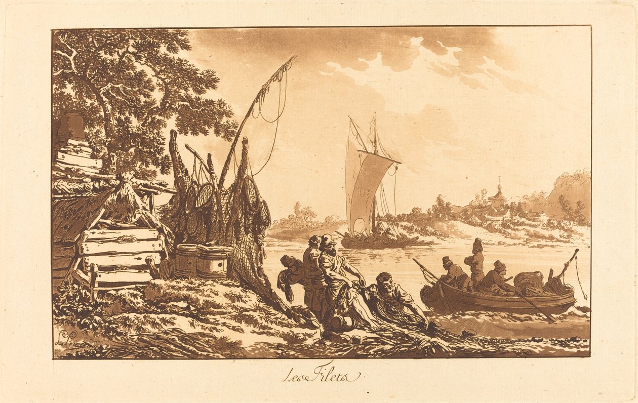 Les Filets (The Nets) af Jean Baptiste Le Prince
