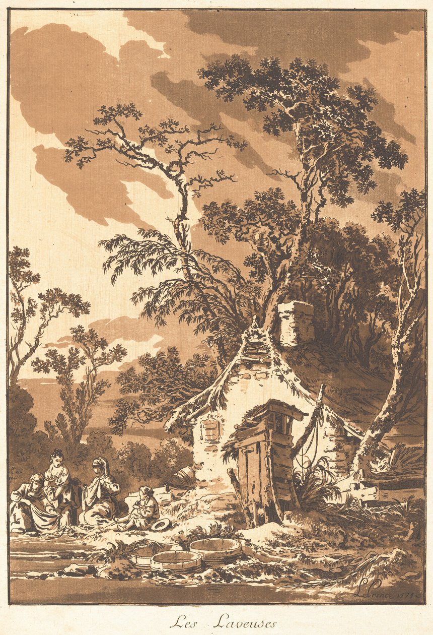 Vasketøjerne af Jean Baptiste Le Prince