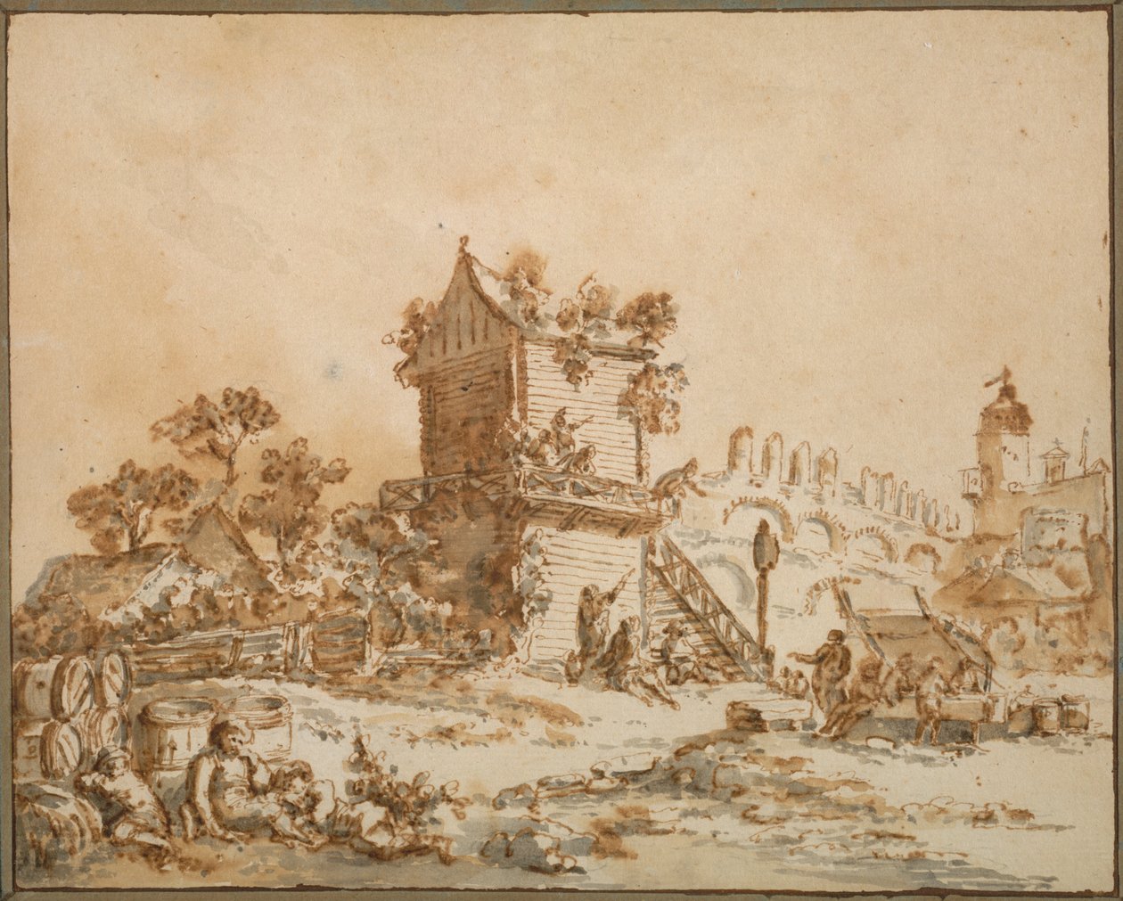 Moskva Tavern af Jean Baptiste Le Prince