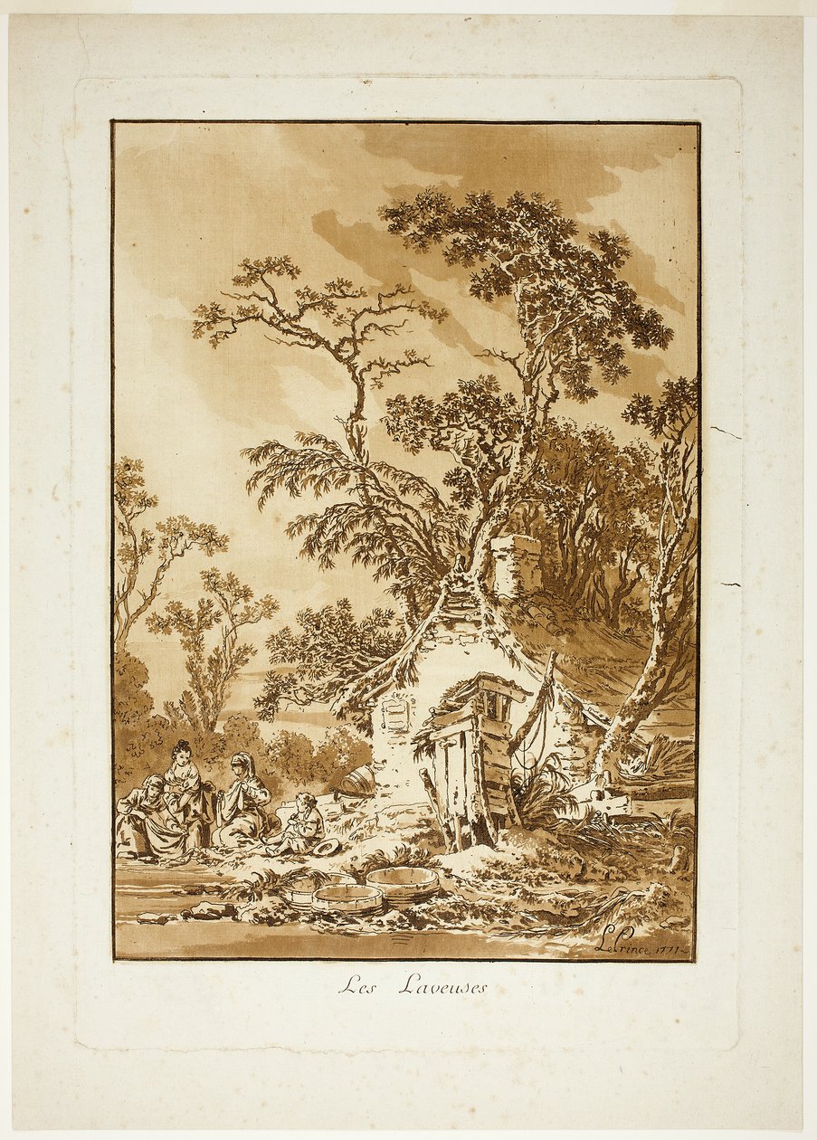 Vaskekonerne af Jean Baptiste Le Prince