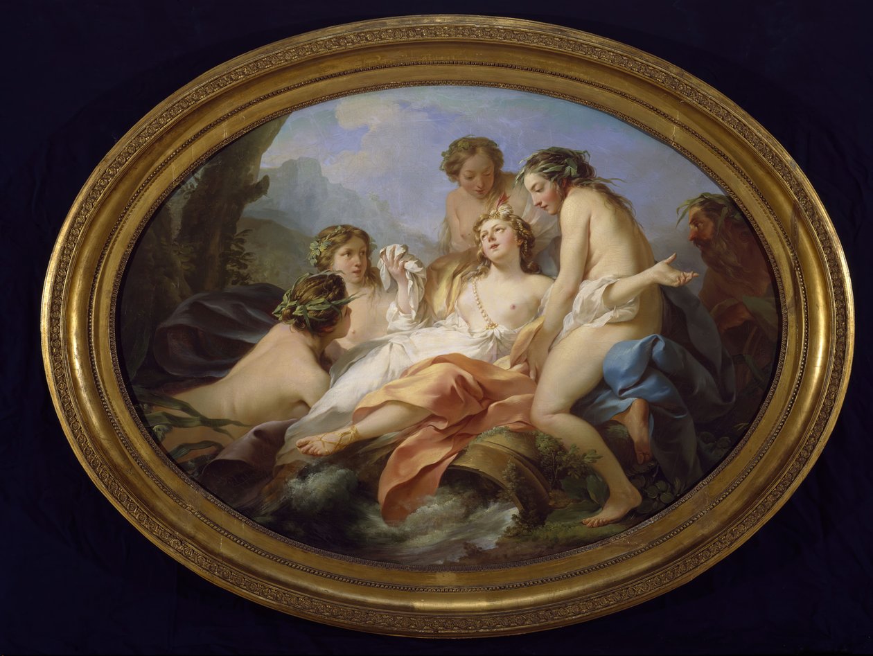 Psyche reddet af Naiads, 1750. af Jean Baptiste Marie Pierre