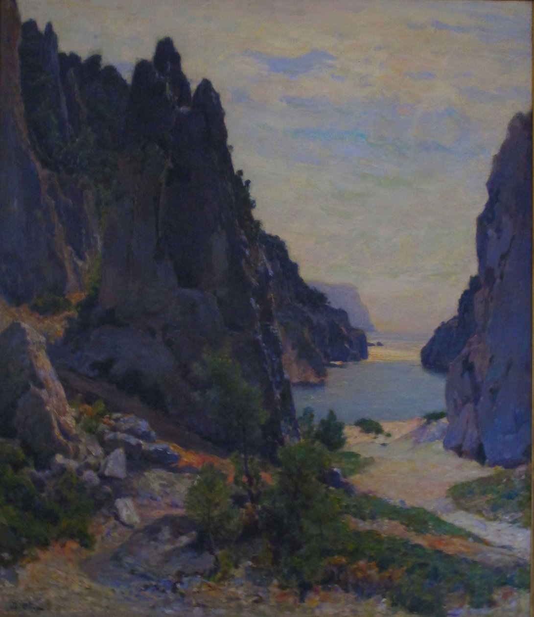 Calanque en-Vaussa af Jean Baptiste Olive