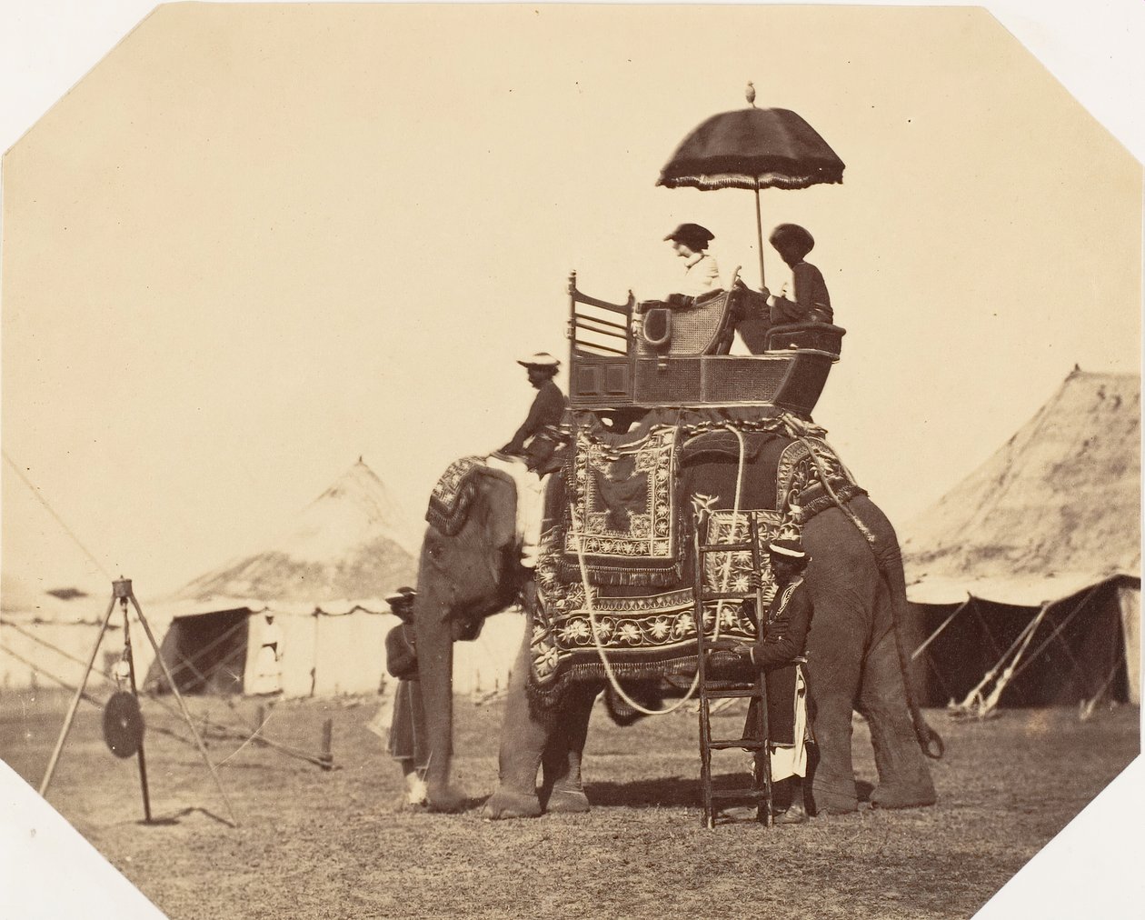 [Lady Canning], 1858-61. af Jean Baptiste Oscar Mallitte