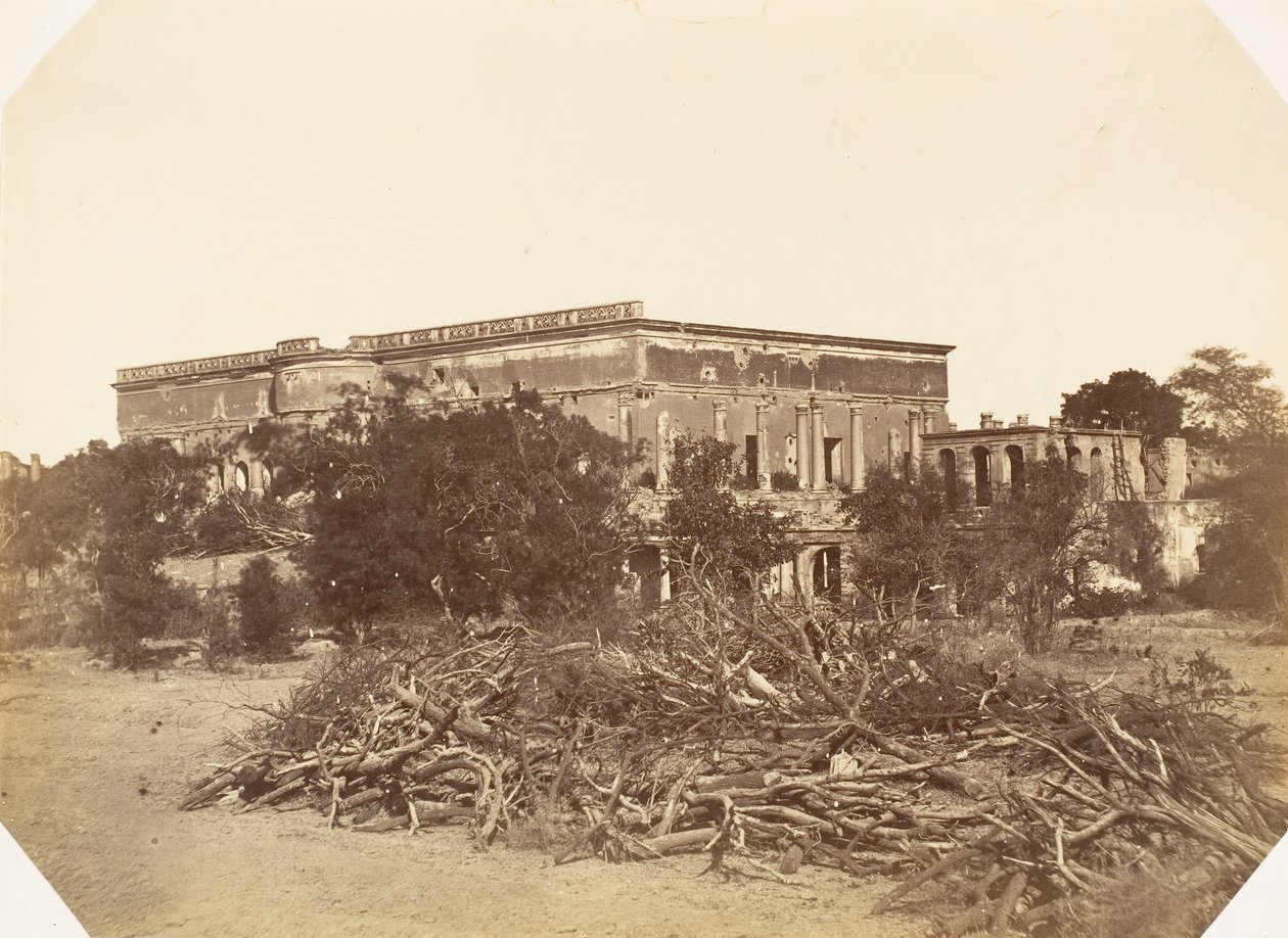 [Metcalfe House, Delhi], 1858-61. af Jean Baptiste Oscar Mallitte