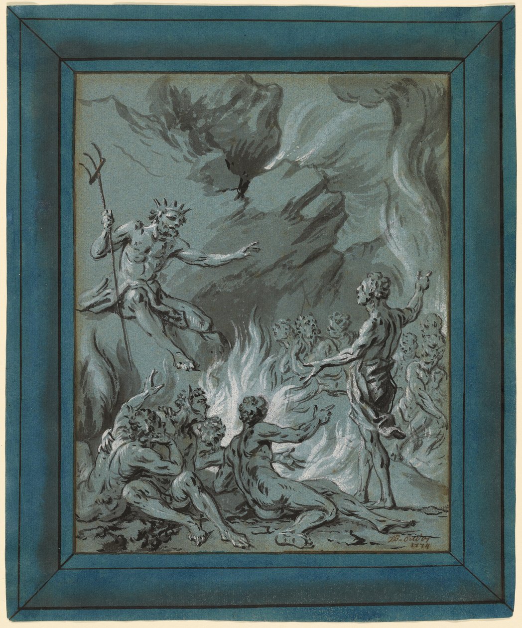 Belphagore af Jean Baptiste Oudry