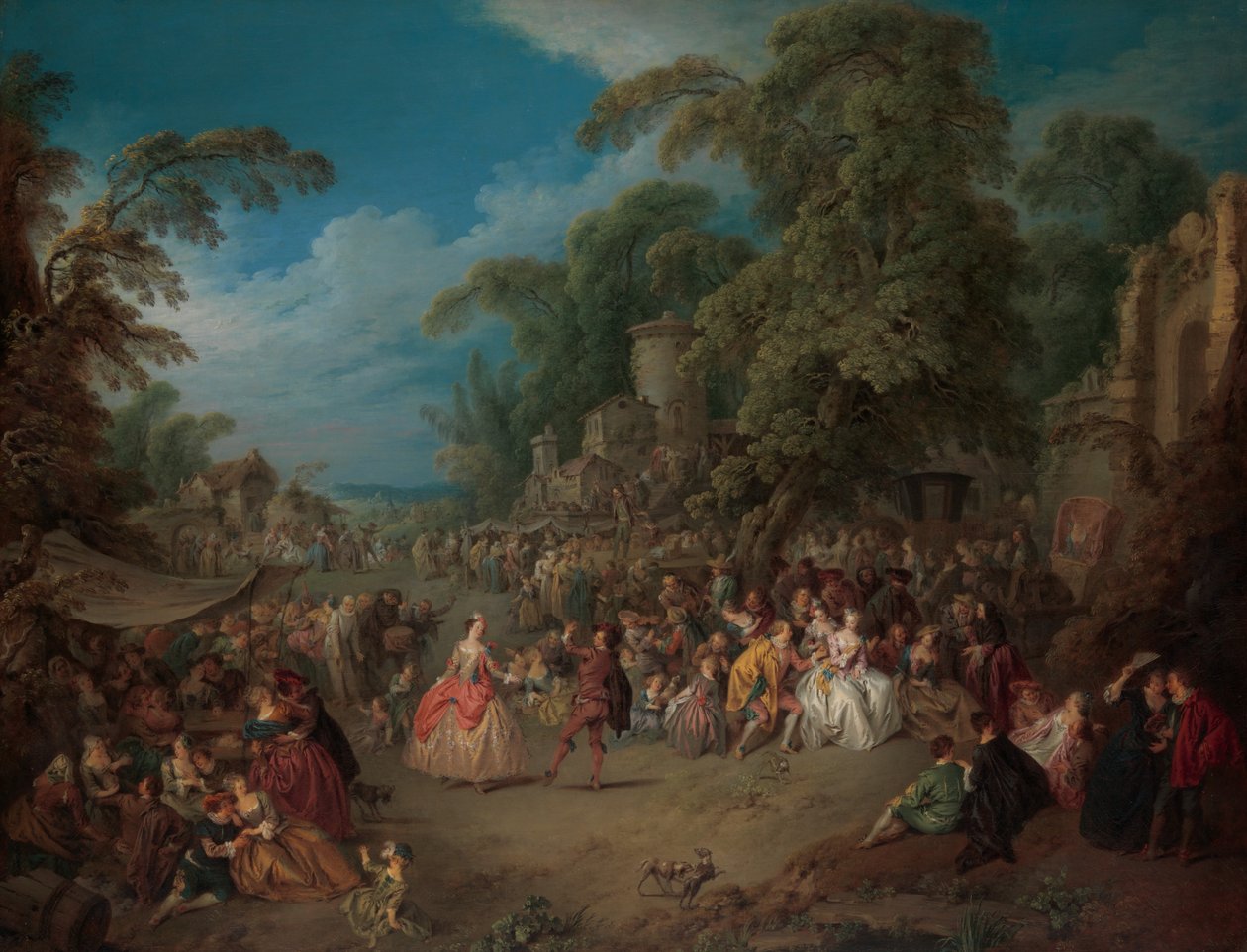 Messen i Bezons, ca. 1733. af Jean Baptiste Pater