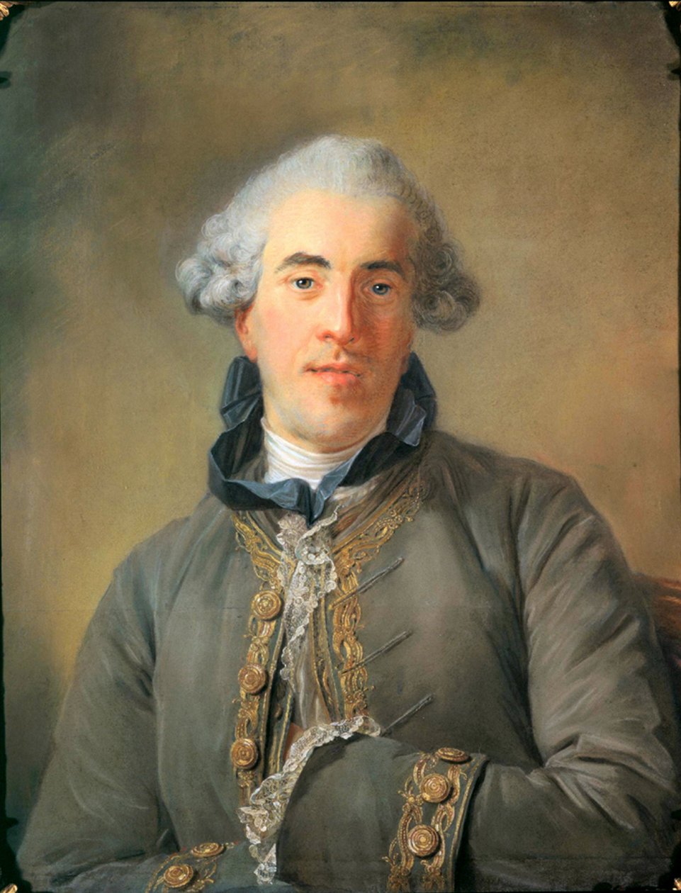 Pierre-Ambroise-François Choderlos de Laclos 1741-1803 af Jean Baptiste Perronneau
