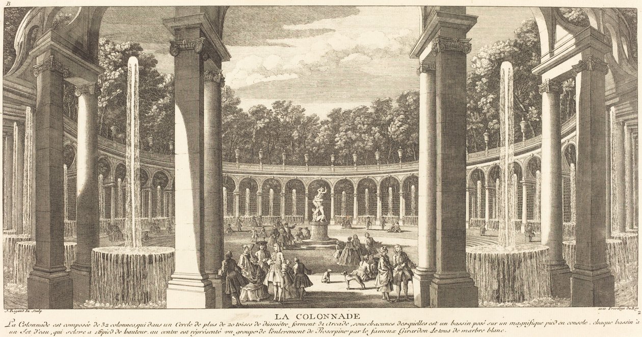 kolonaden af Jean Baptiste Rigaud
