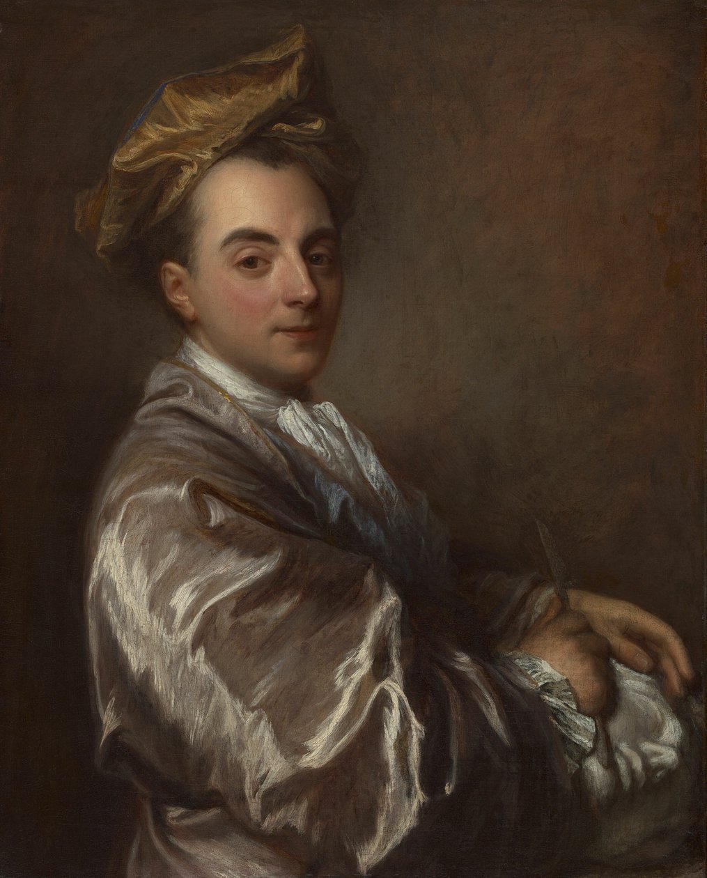Portræt af en Billedhugger af Jean Baptiste Santerre