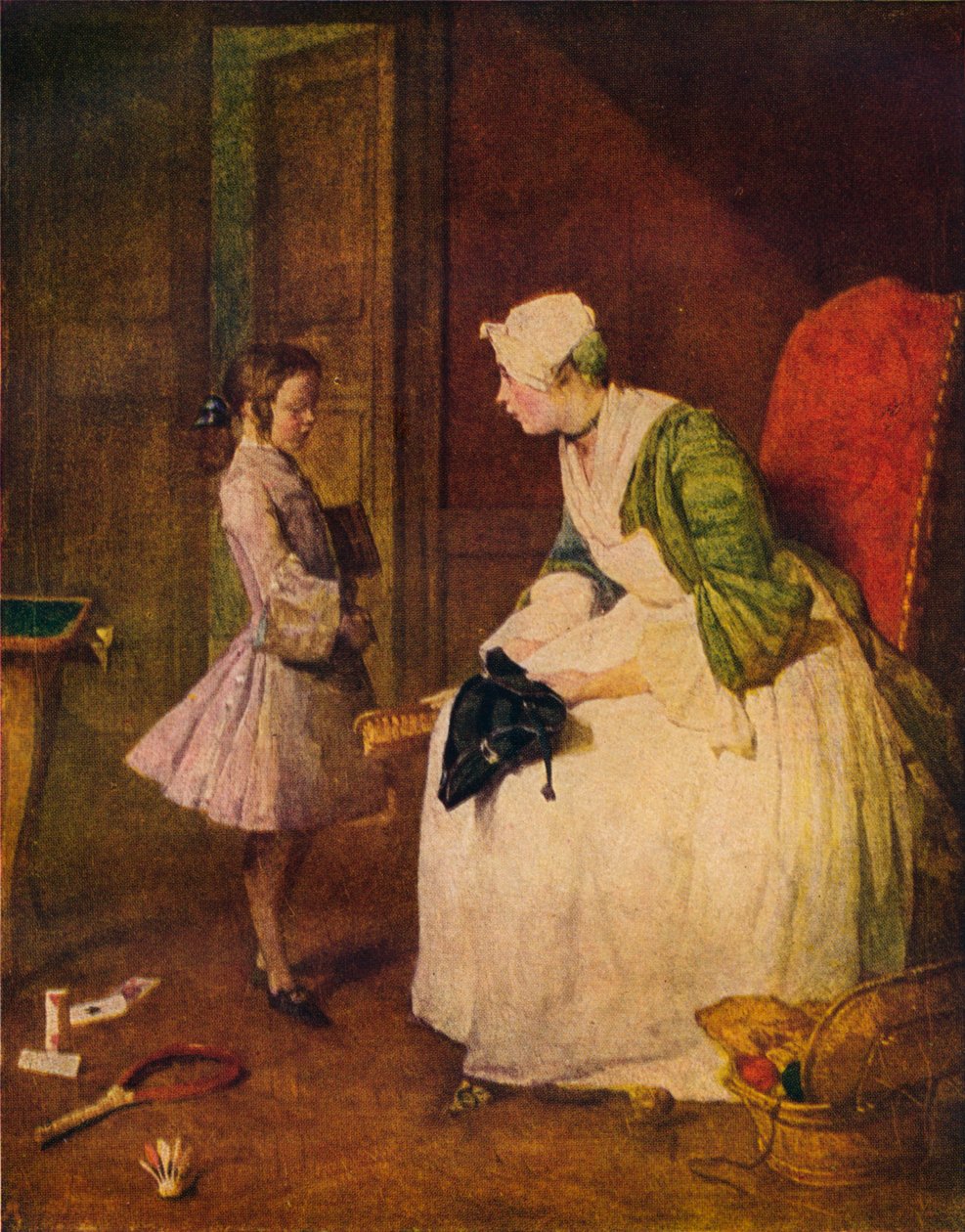 Formaningen, 1700-tallet. af Jean Baptiste Simeon Chardin