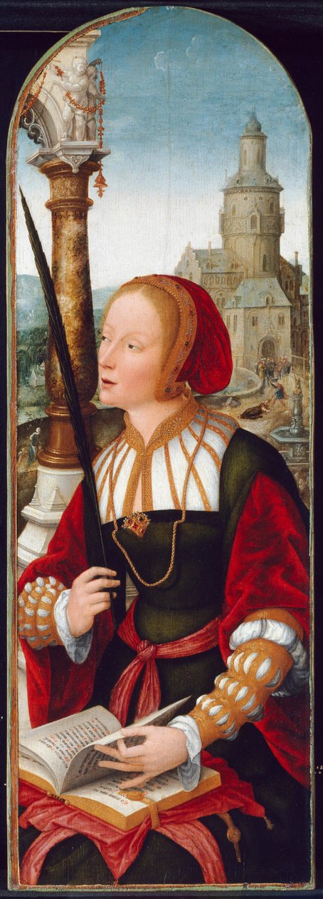 Sankt Barbara af Jean Bellegambe