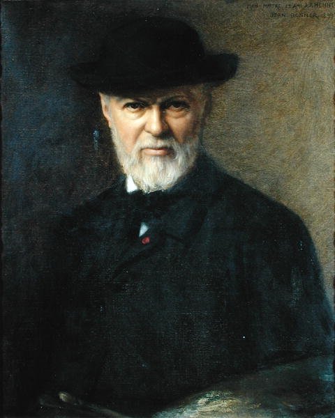Portræt af Jean-Jacques Henner (1829-1905) 1899 af Jean Benner