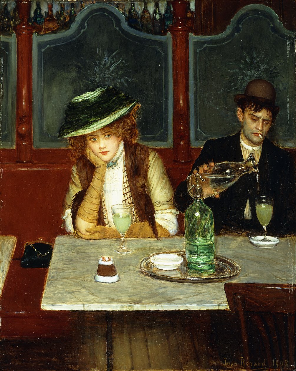 Absintdrikkerne, 1908 af Jean Beraud