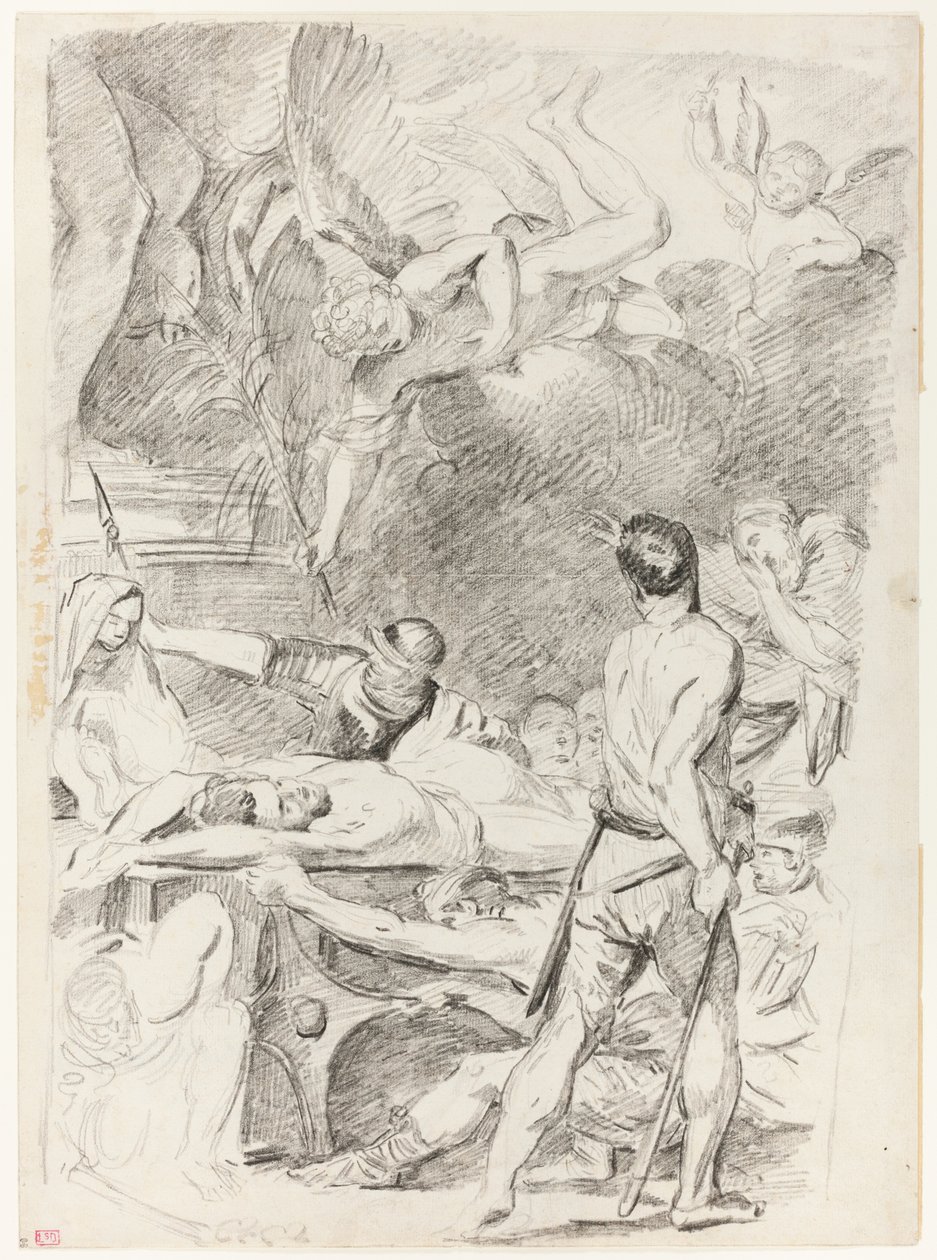 Martyrium af Saints Processus og Martinian af Jean Bernard Restout