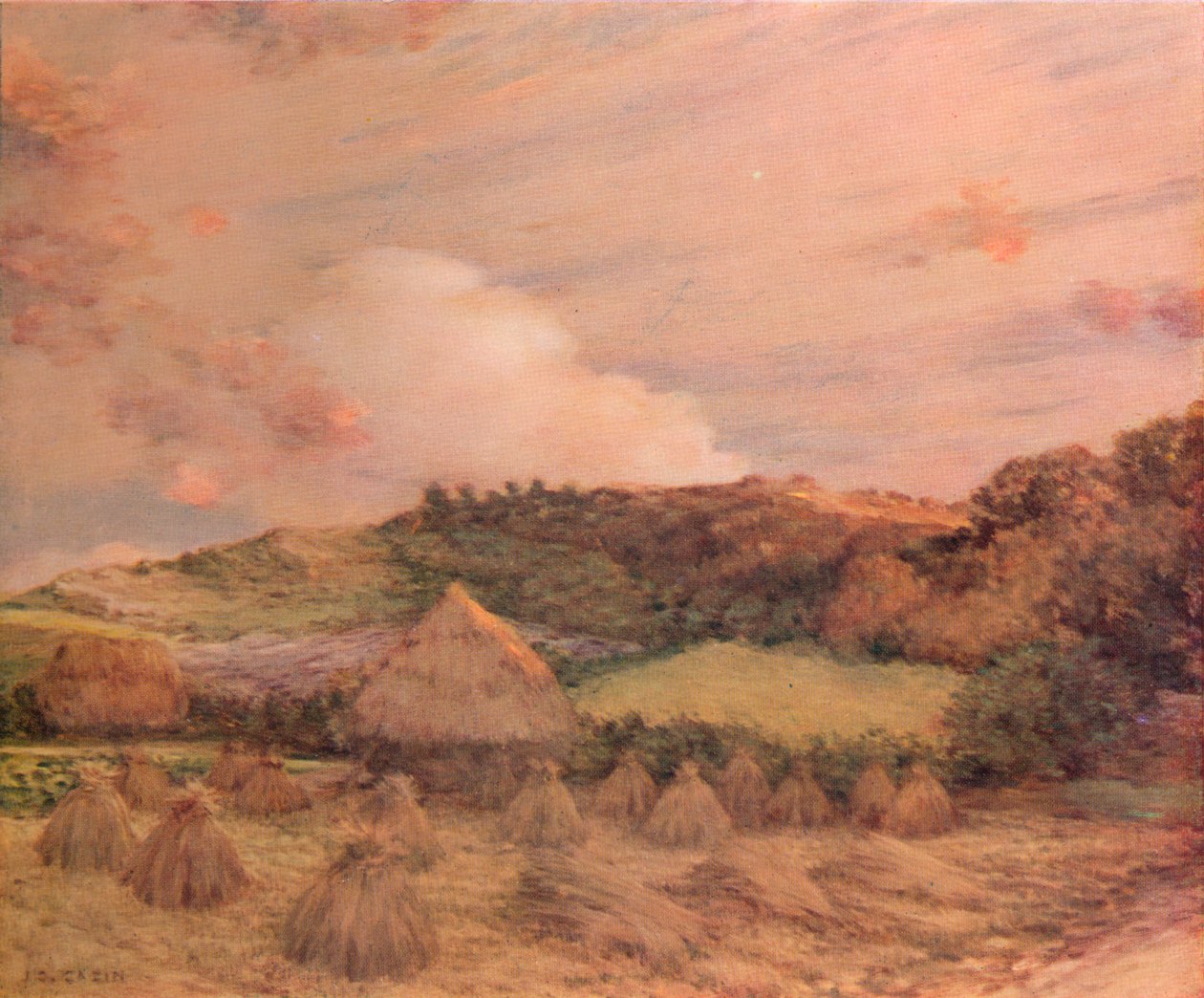 Møllesten, c1885 af Jean Charles Cazin