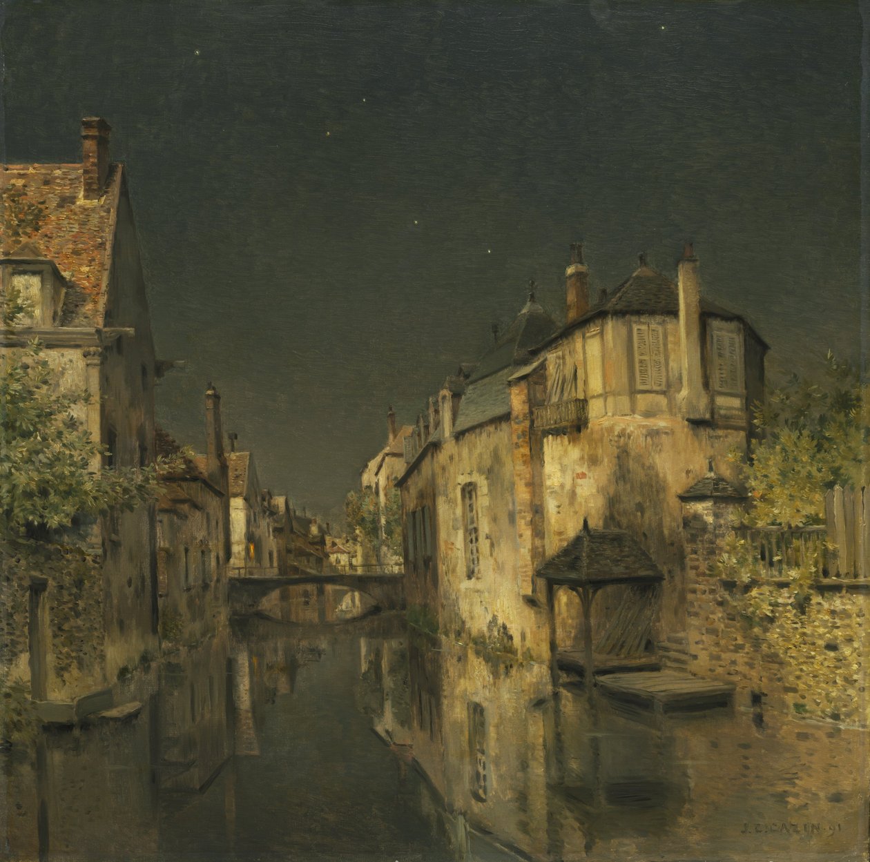 Midnat af Jean Charles Cazin