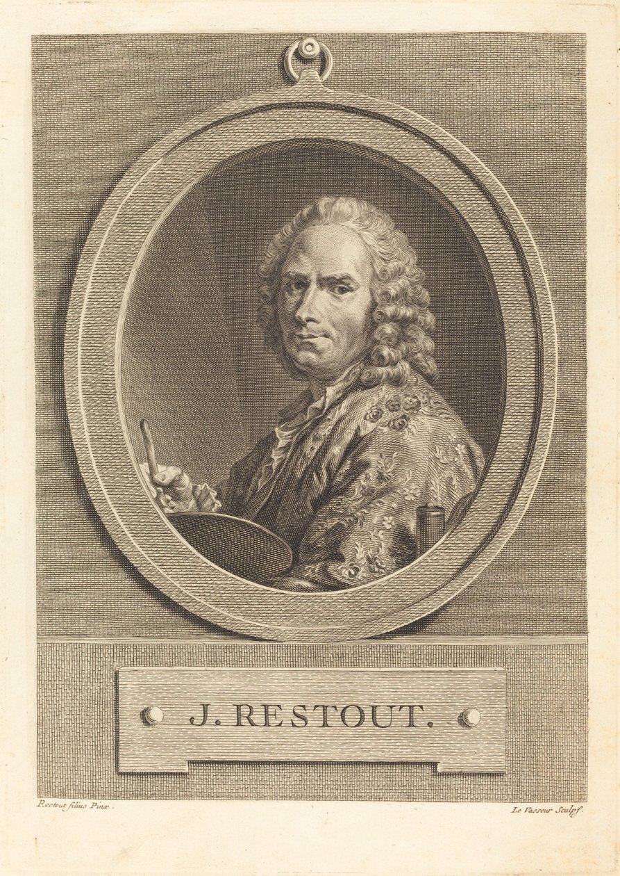John Restout af Jean Charles Levasseur after Jean Bernard Restout