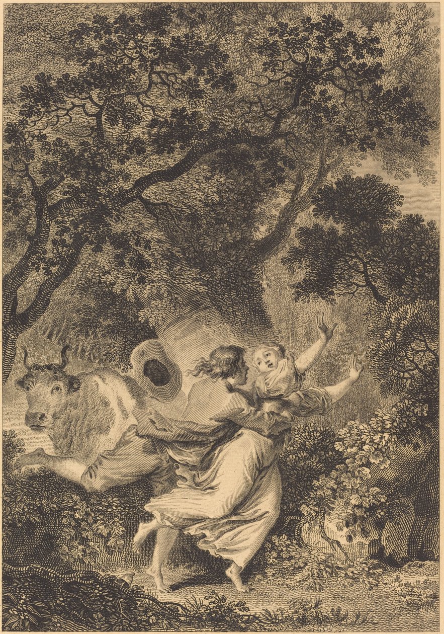 Klokken af Jean Dambrun after Jean Honoré Fragonard