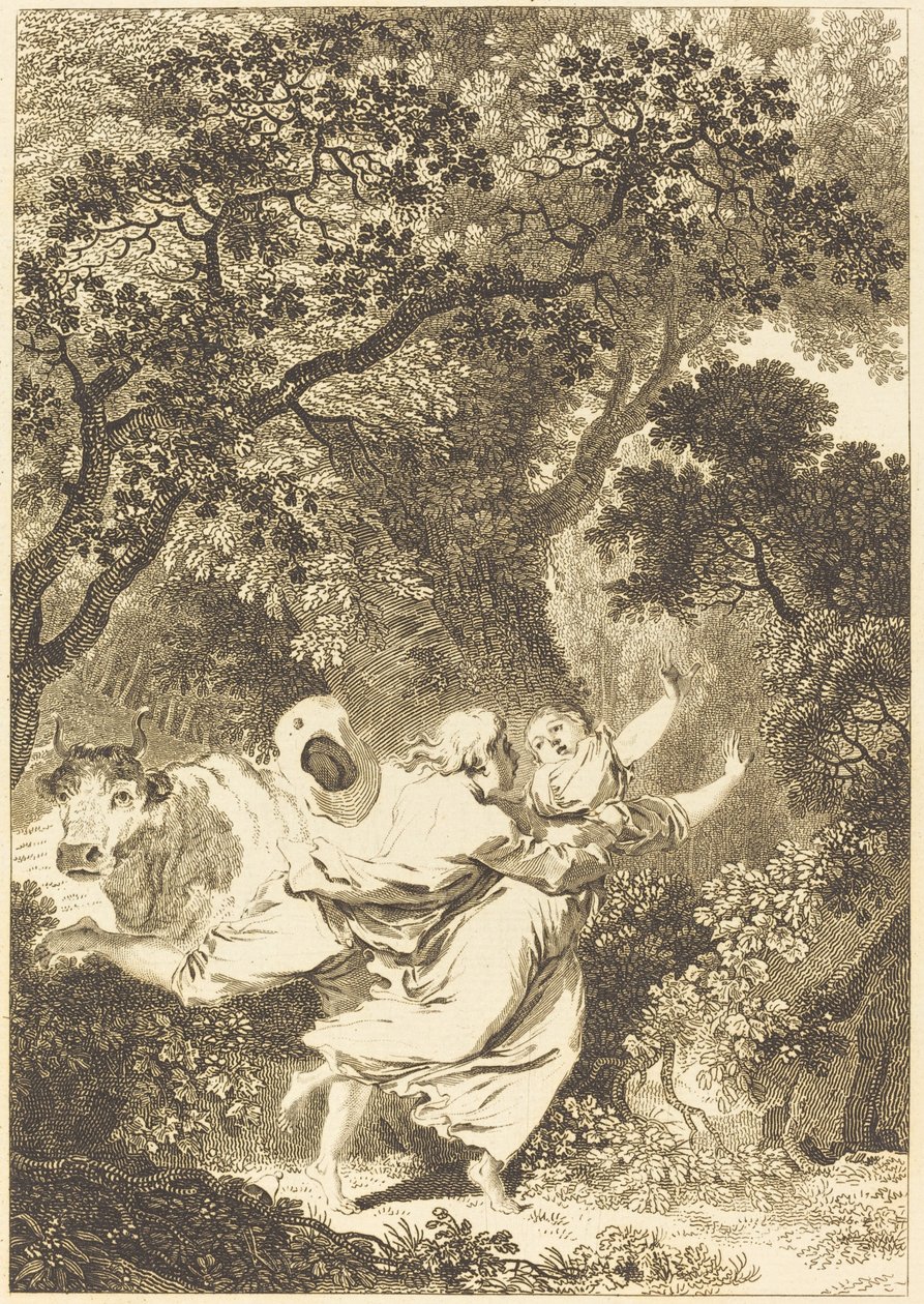 Klokken af Jean Dambrun after Jean Honoré Fragonard