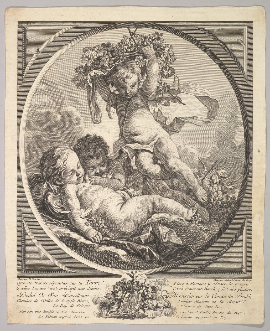 Jorden, ca. 1748. af Jean Daullé